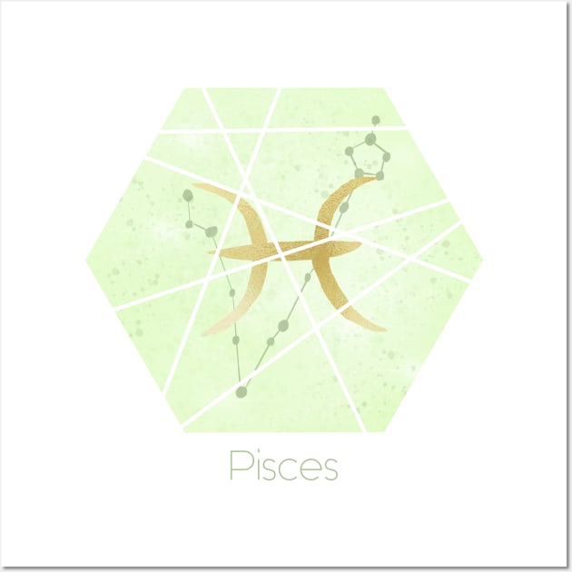 Pisces zodiac sign Wall Art by Home Cyn Home 